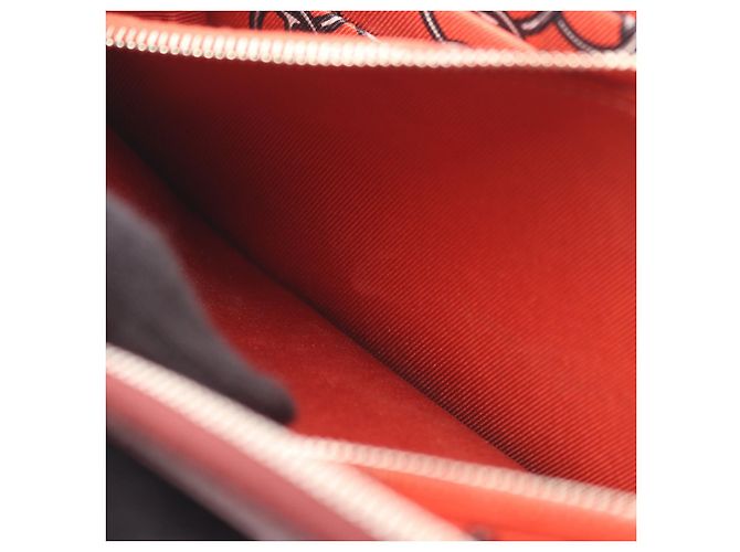 Portafoglio Long Azap Silk'in Hermès Marrone - vista 2
