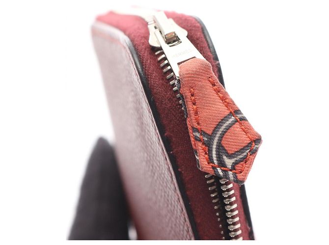 Portafoglio Long Azap Silk'in Hermès Marrone - vista 7