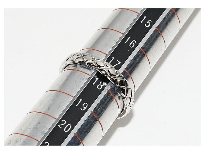 Chanel Coco Crush Pt950 Ring Größe 17 Silber Metallisch - Ansicht 2