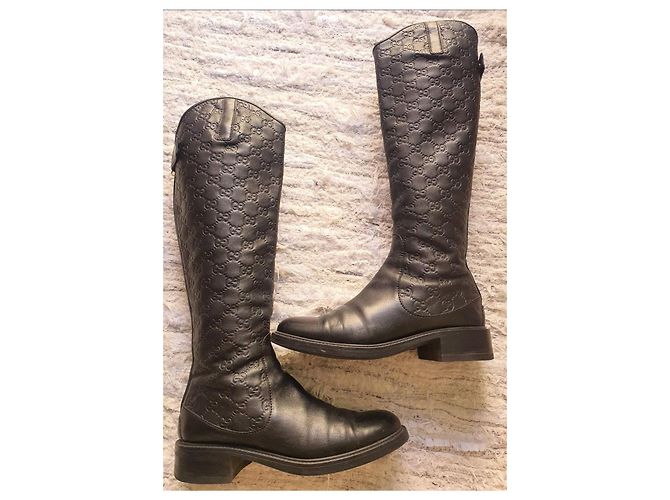 Botas Gucci 'Guccissimo Maud' 39 Negro - vista 10