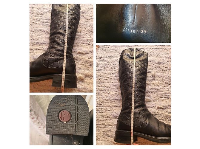 Botas Gucci 'Guccissimo Maud' 39 Negro - vista 11