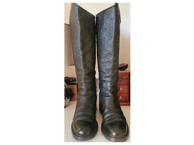 Botas Gucci 'Guccissimo Maud' 39 Negro - vista 12