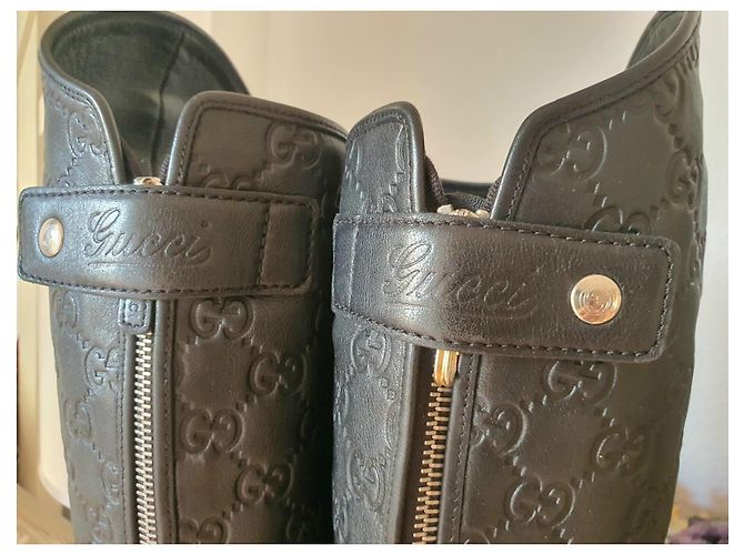 Botas Gucci 'Guccissimo Maud' 39 Negro - vista 6