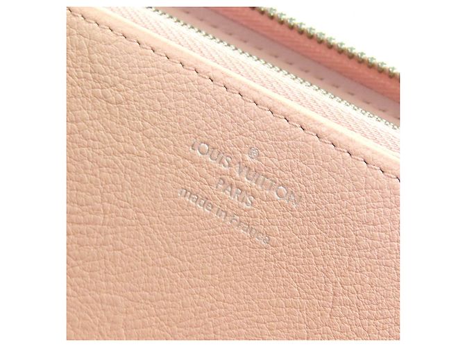 Portafoglio Zippy in pelle Monogram Mahina Louis Vuitton Rosa - vista 8