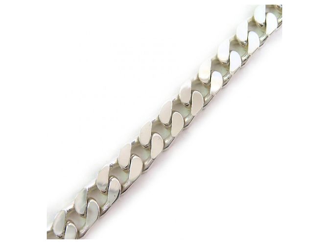 Pulsera de plata con logo T de Gucci en relieve Bure Metálico - vista 3