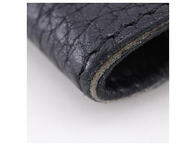 Hermès Hermes Dogon Long Taurillon Clemence Long Wallet Black - view 7
