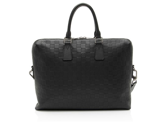 Pasta de Documentos Dia Damier Infini Louis Vuitton Preto - vista 2