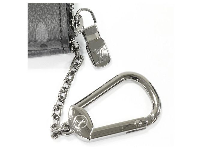 Pochette Clé 2way Monogram Eclipse Reverse Louis Vuitton M80905 Nero - vista 4
