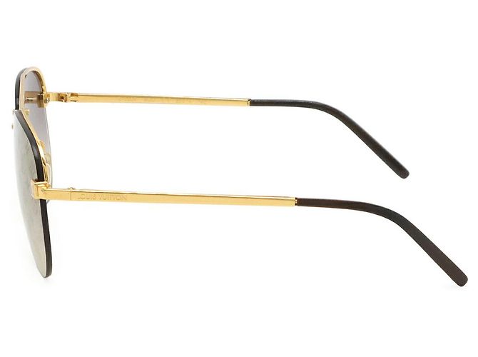 Louis Vuitton Clockwise Monogram Sunglasses Golden Metallic - view 2