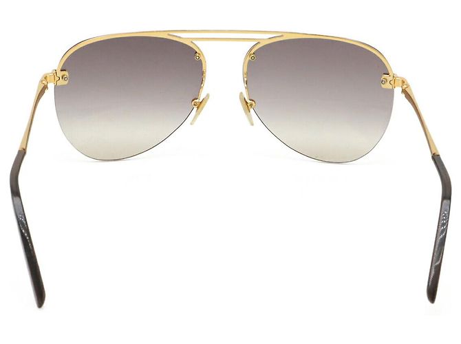 Louis Vuitton Clockwise Monogram Sunglasses Golden Metallic - view 3