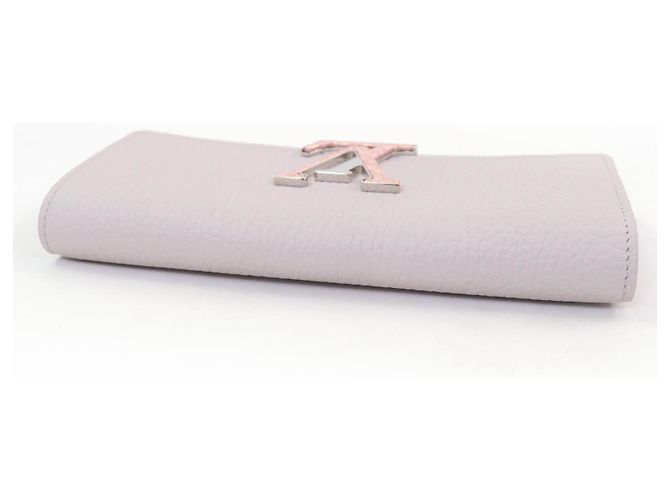 Louis Vuitton Portefeuille Capucines LV Python Leather Wallet Grey - view 5