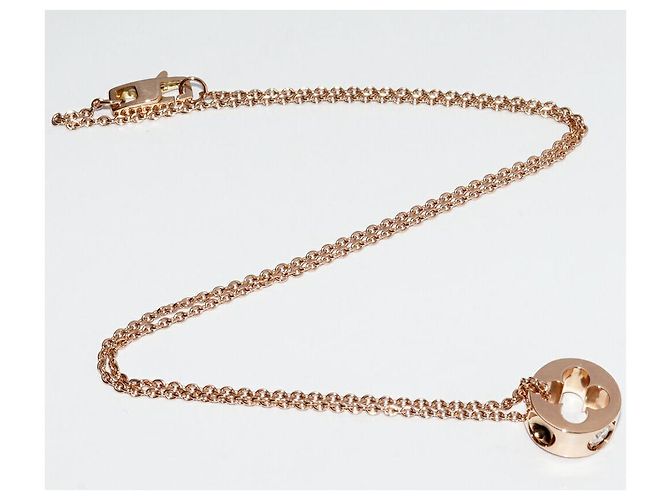 Collar Péndulo Panda Unplant K18PG Louis Vuitton Q93198 Edición Limitada 800 Rosa - vista 3