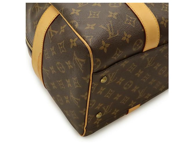 Borsa da viaggio Monogram Carryall Louis Vuitton Marrone - vista 3