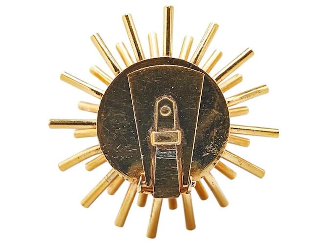 Hermès Brosche Golden Metallisch - Ansicht 2