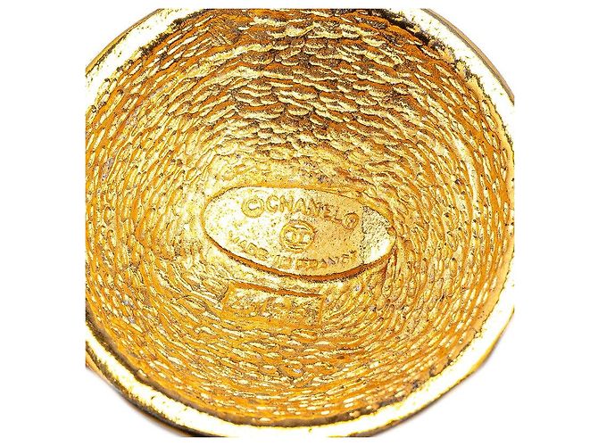 Timeless Bracciale Matelassé Coco Mark di Chanel D'oro Metallico - vista 5