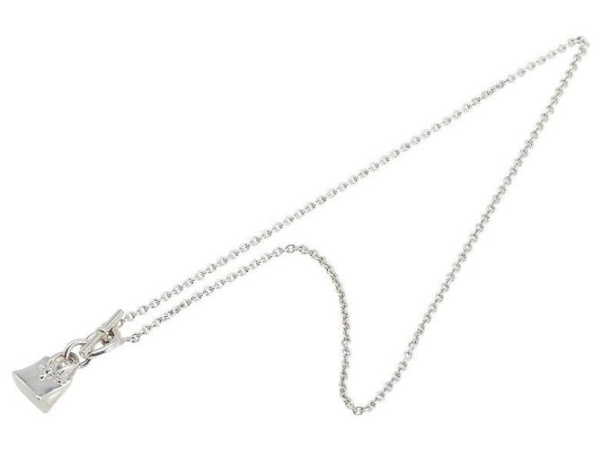 Collar Amulette SV925 Hermès Birkin Plata Metálico - vista 4