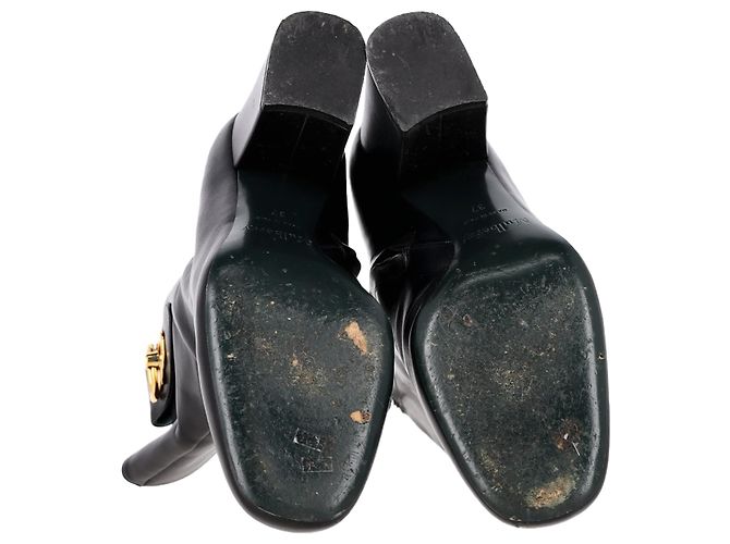Botines Mulberry de cuero negro - vista 6