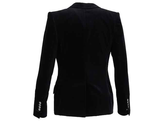 Tom Ford Blazer aus schwarzem Samt - Ansicht 3