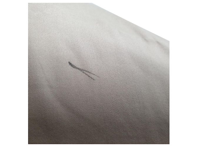 Prada Kurzarmhemd mit Knopf in beigem Baumwollstoff - Ansicht 5