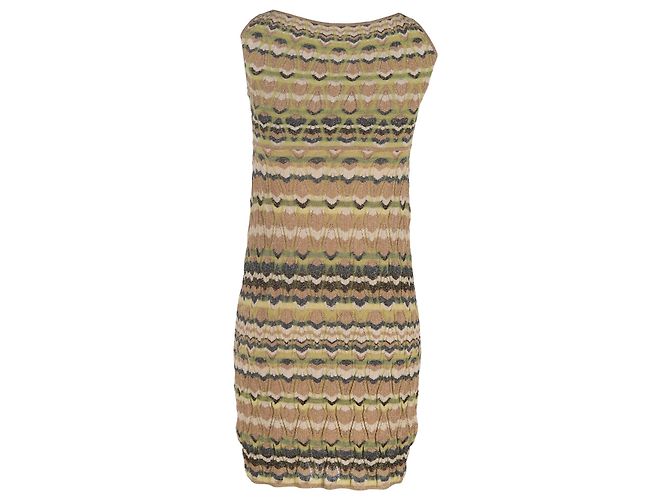 Abito Mini Cutout M Missoni in Viscosa Multicolore - vista 3