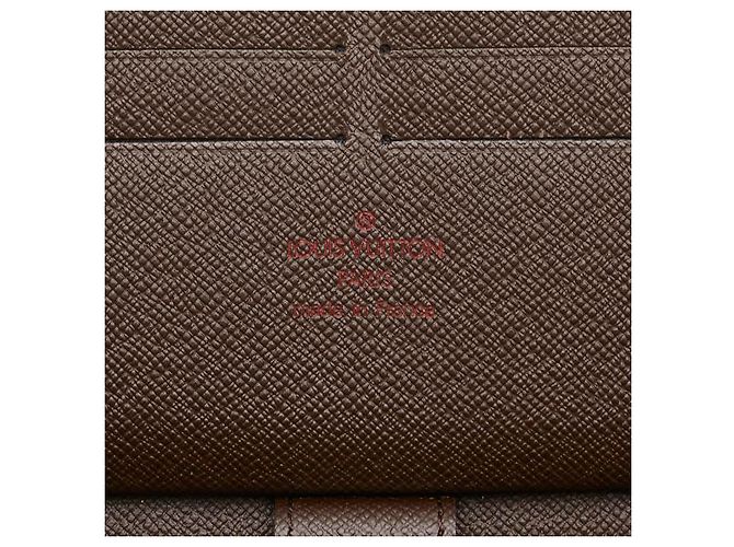 Portafoglio lungo Zippy Organizer Damier Louis Vuitton Metallico Bronzo - vista 10