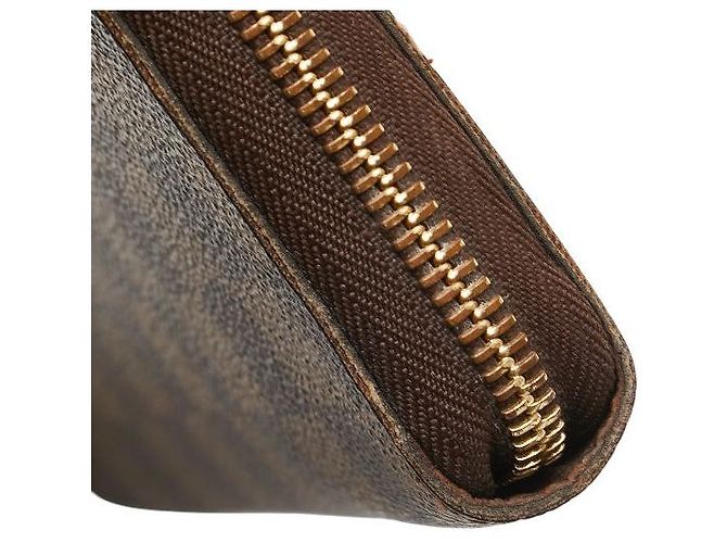 Portafoglio lungo Zippy Organizer Damier Louis Vuitton Metallico Bronzo - vista 5