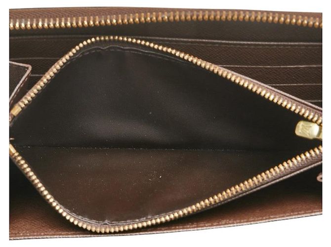 Portafoglio lungo Zippy Organizer Damier Louis Vuitton Metallico Bronzo - vista 9