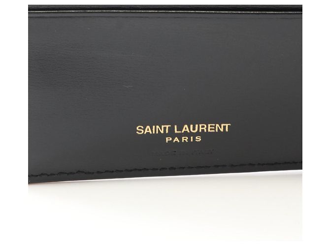 Yves Saint Laurent Piccola wallet in pelle Cassandra di Saint Laurent Paris - vista 4