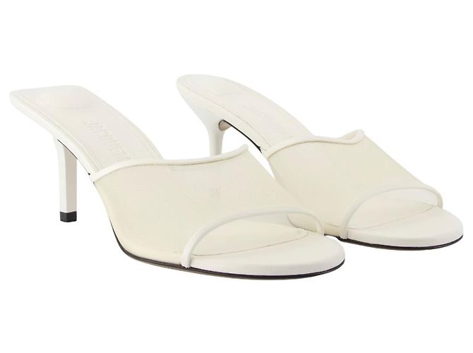 Sandali Cubisto - Jacquemus - Pelle - Bianco - vista 2
