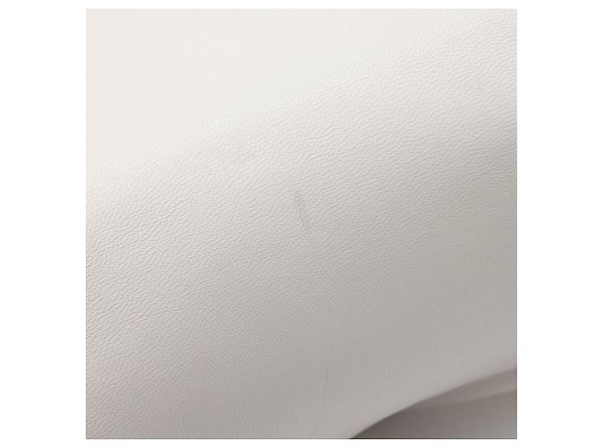 Borsa a tracolla in agnello Bottega Veneta Beak Bianco - vista 9