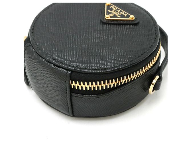Mini Pochete de Couro Saffiano Prada Preto - vista 3