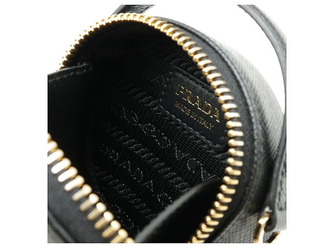 Mini Pochete de Couro Saffiano Prada Preto - vista 7
