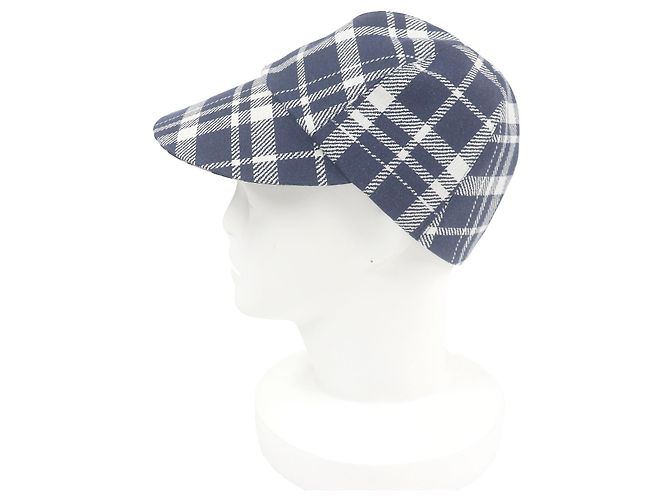 Cappellino da baseball in cotone Oblique Christian Dior Blu - vista 2