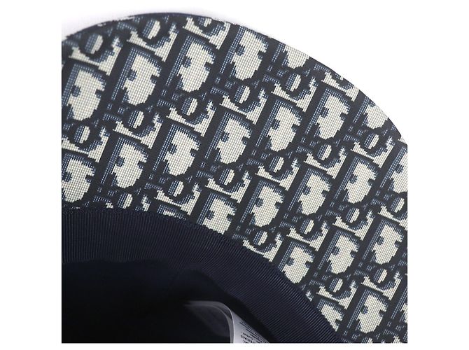 Cappellino da baseball in cotone Oblique Christian Dior Blu - vista 5