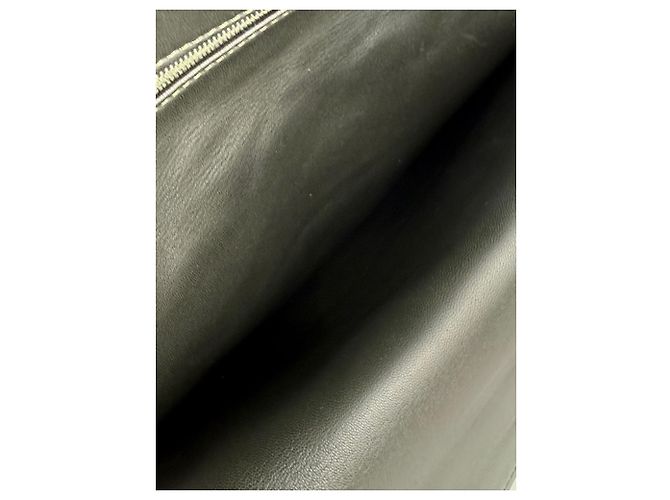 Borsa a spalla in pelle verniciata verde scuro iridescente Chanel 2.55 Reissue Double Flap - vista 8
