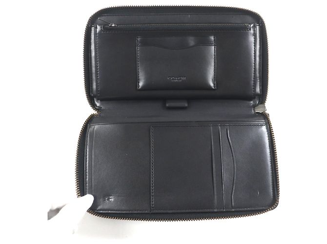 Coach Signature Leather Long Wallet - view 4
