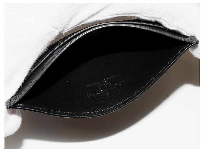 Portafoglio doppio per carte Louis Vuitton Monogram Eclipse M62170 Nero - vista 3