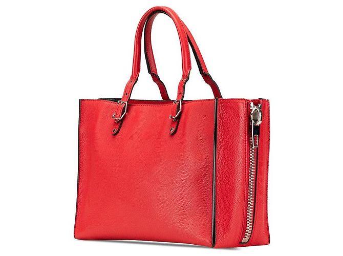 Balenciaga La Mini Borsa in Pelle 2in1 Rosso - vista 2