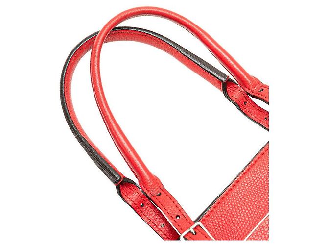 Balenciaga La Mini Borsa in Pelle 2in1 Rosso - vista 8