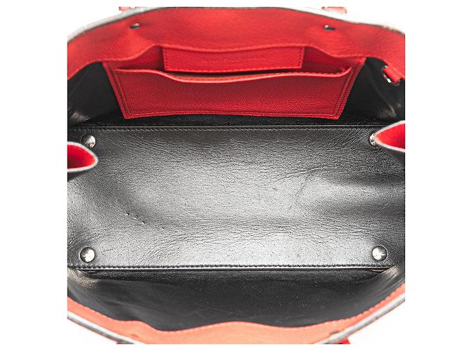 Balenciaga La Mini Borsa in Pelle 2in1 Rosso - vista 9