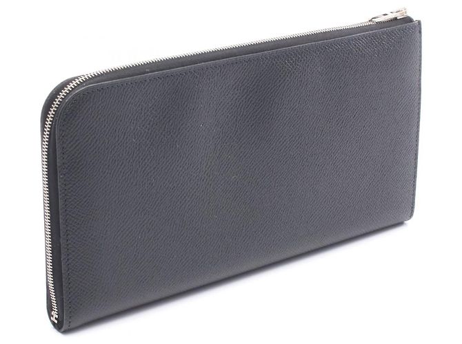 Hermès Remix Combine Epsom Lang-Zip-Wallet Schwarz - Ansicht 2
