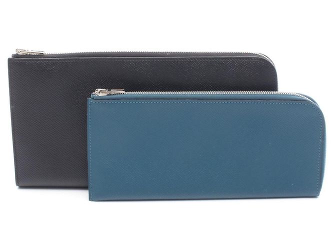 Hermès Remix Combine Epsom Lang-Zip-Wallet Schwarz - Ansicht 6