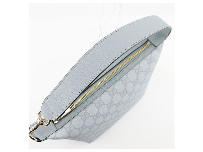 Borsa a Spalla Gucci Ophidia GG Supreme Blu - vista 6