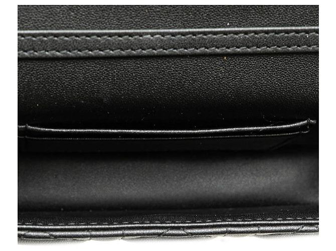 Christian Dior Borsa a Spalla MyDior in Pelle di Agnello Nero - vista 5