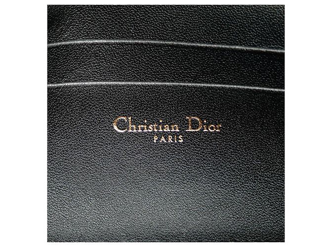 Christian Dior Borsa a Spalla MyDior in Pelle di Agnello Nero - vista 9