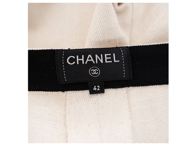 Bermuda CHANEL Branco Cru - vista 3