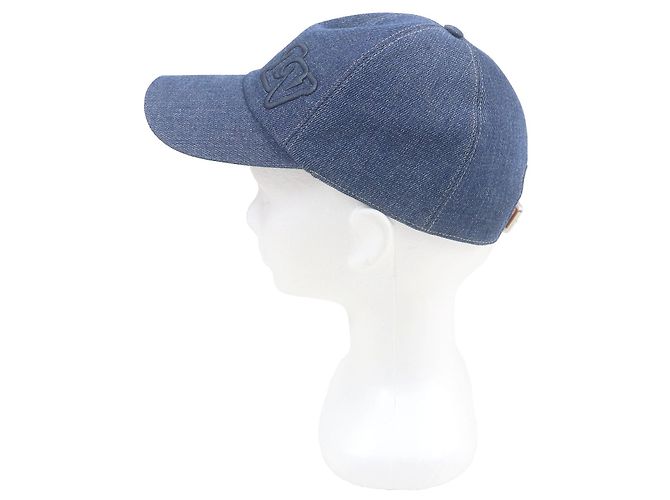 Baseballcap mit gesticktem LV-Logo von Louis Vuitton Blau - Ansicht 2