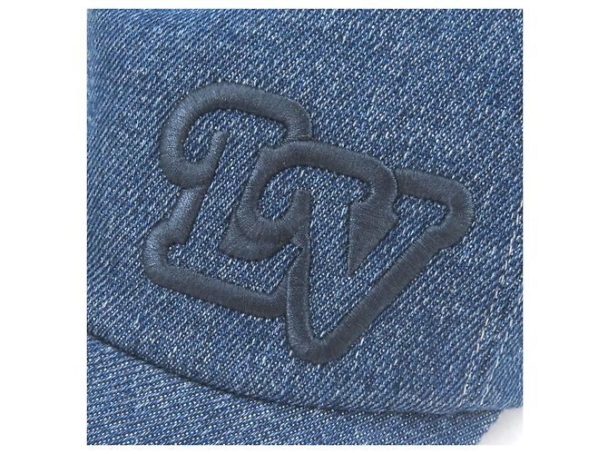Baseballcap mit gesticktem LV-Logo von Louis Vuitton Blau - Ansicht 6