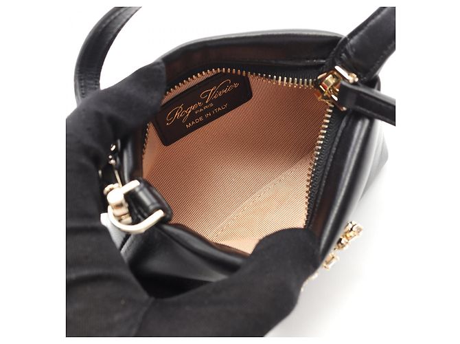 Roger Vivier RAWAWEX0200JXVB999 Bolso de cuero de ternera - vista 3