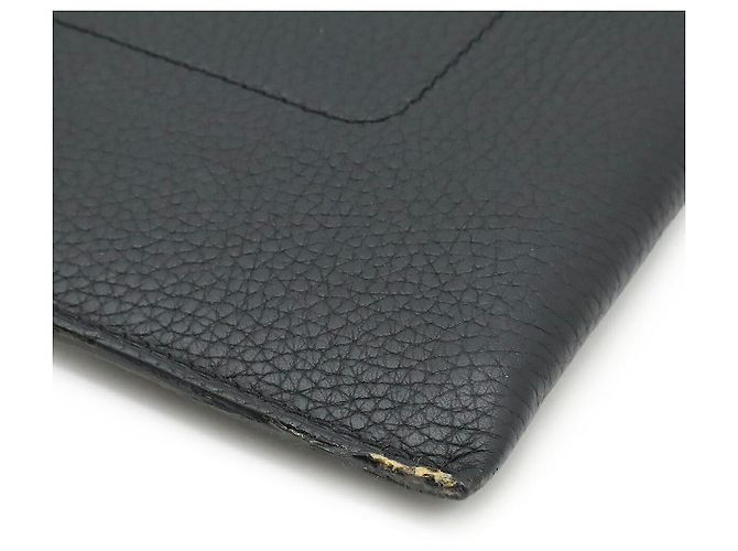 Pochette Envelope Taurillon de Louis Vuitton Noir - vue 8